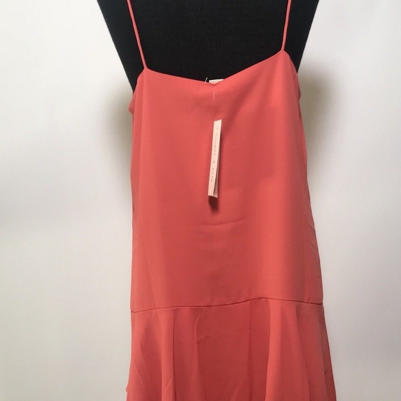 Cooper & Ella Ruffle Dress Coral - Picture 5 of 7